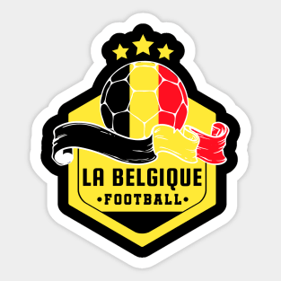 La Belgique Football Sticker